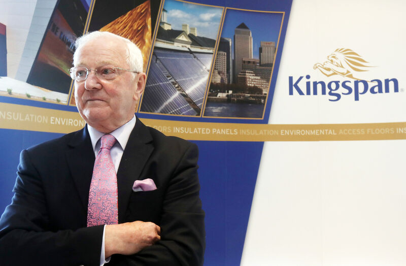 Kingspan founder Eugene Murtagh is ireland's eighth billionaire. Picture: Leah Farrell/RollingNews Kingspan founder Eugene Murtagh is ireland's eighth billionaire. Picture: Leah Farrell/RollingNews
