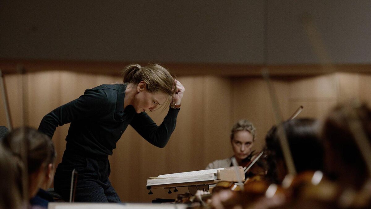 Cate Blanchett in a scene from Tár. 