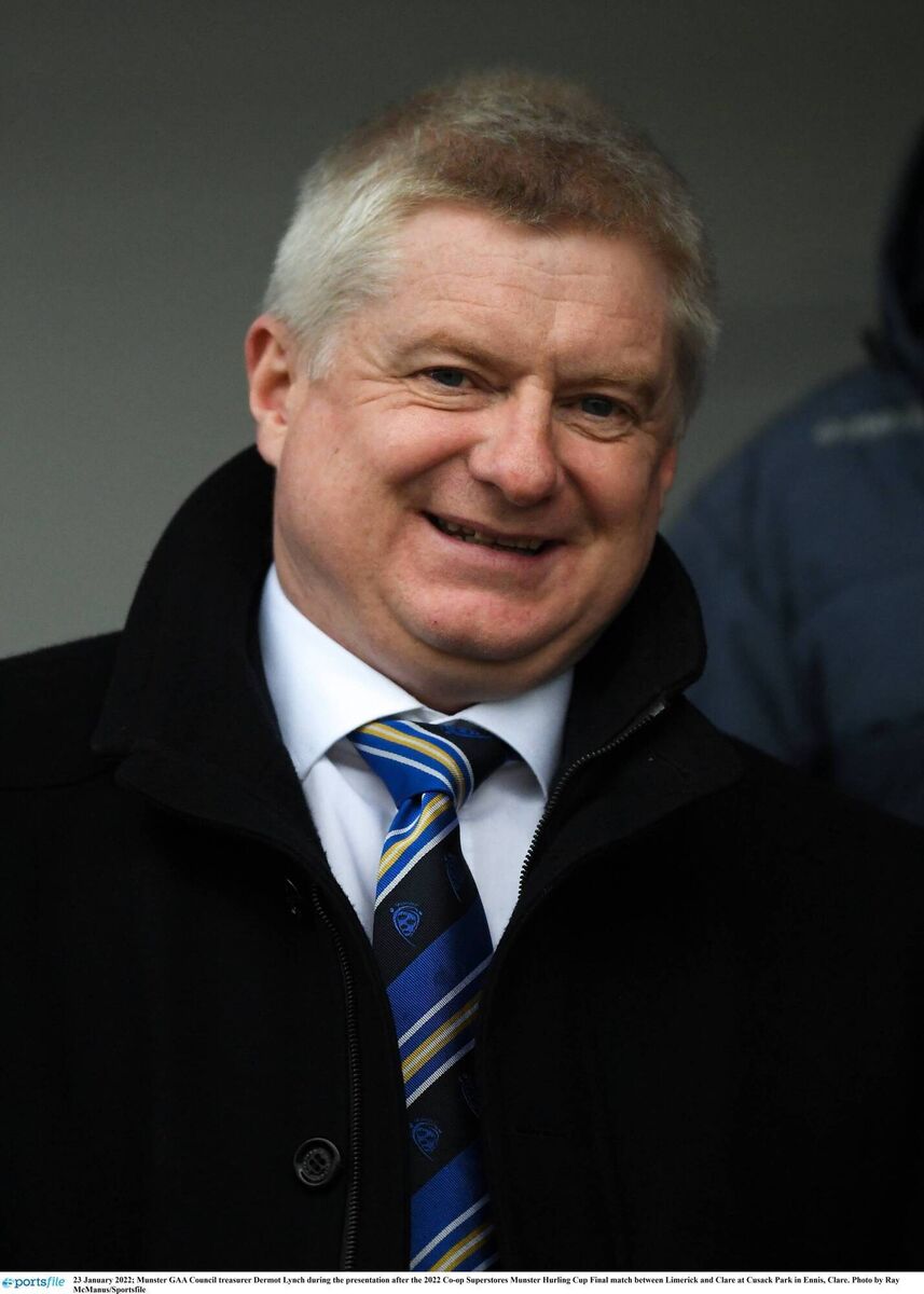 REVENUE LOSS: Outgoing Munster GAA Council treasurer Dermot Lynch. Pic: Ray McManus/Sportsfile