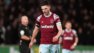 <p>TARGET: Declan Rice is said to be Arsenal boss Mikel Arteta’s top target. Pic: Nick Potts/PA Wire</p>