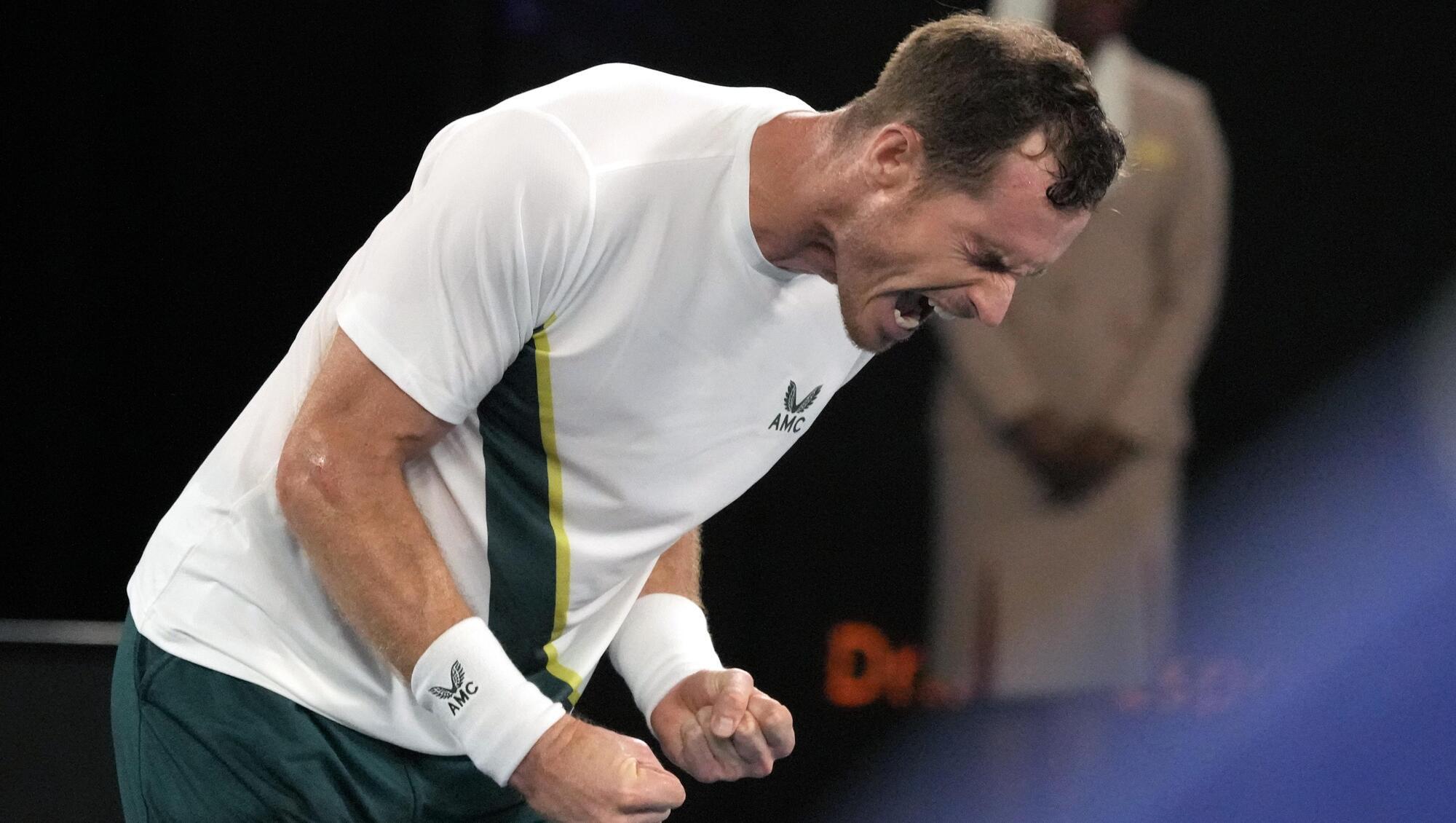 Andy Murray rolls back the years with five-set win over Matteo Berretini