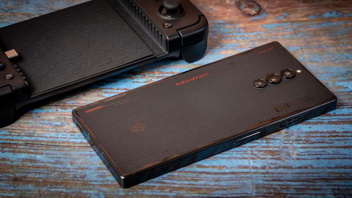 The RedMagic 8 Pro has a triple camera setup. Picture: Noel Campion.