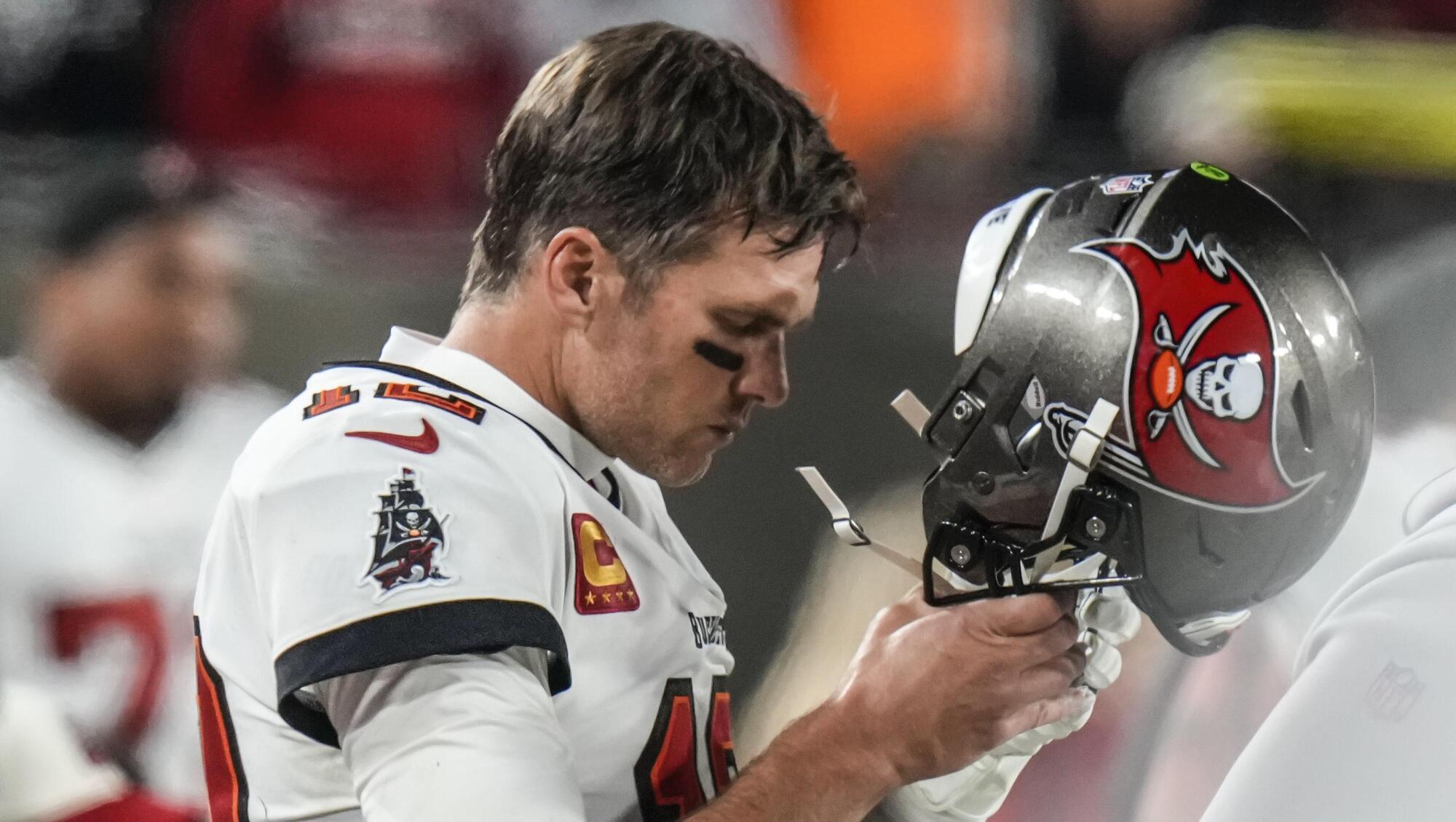 Tom Brady coy on future after Buccaneers suffer play-off defeat