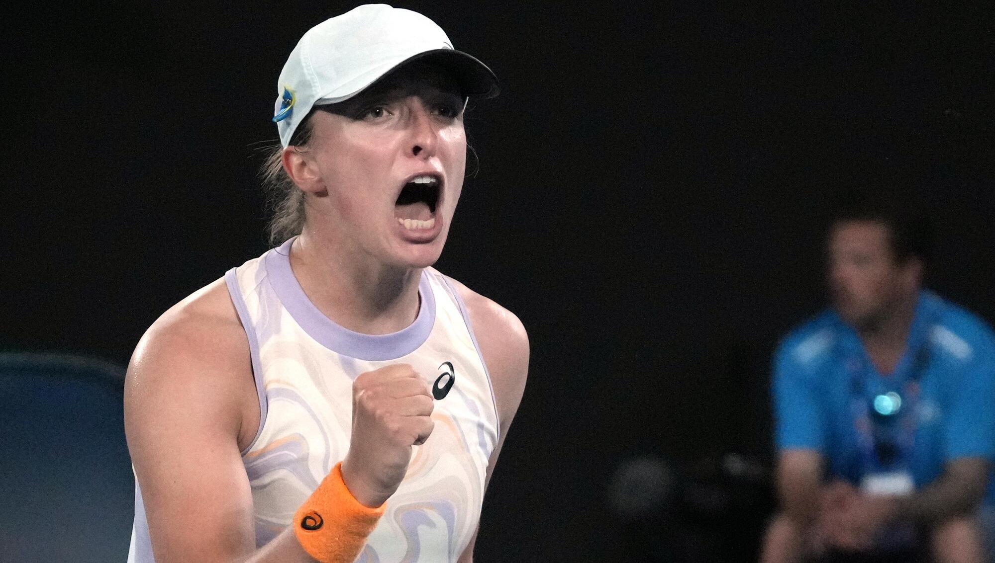 World number one Iga Swiatek eases past Camila Osorio at Australian Open