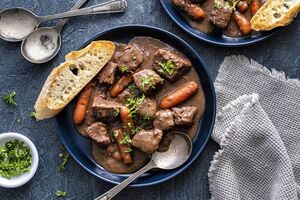 Garlic beef stew