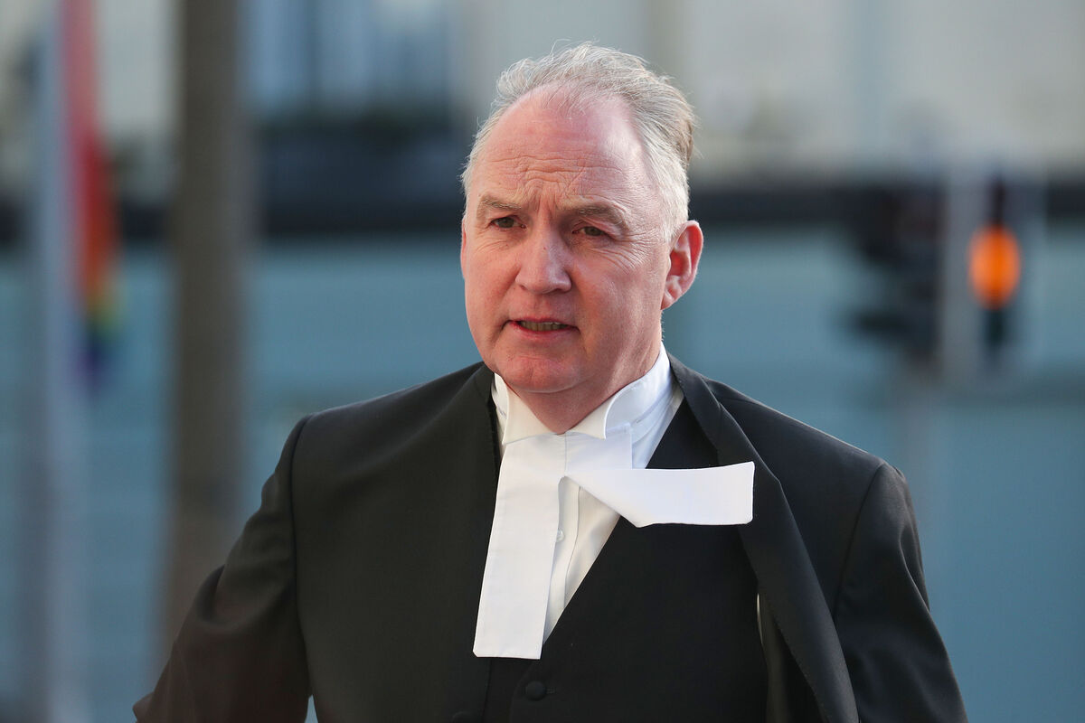 Brendan Grehan SC (pictured) questioned Det. Gda Darley about the clip of David Byrne on YouTube. File picture: Collins Courts