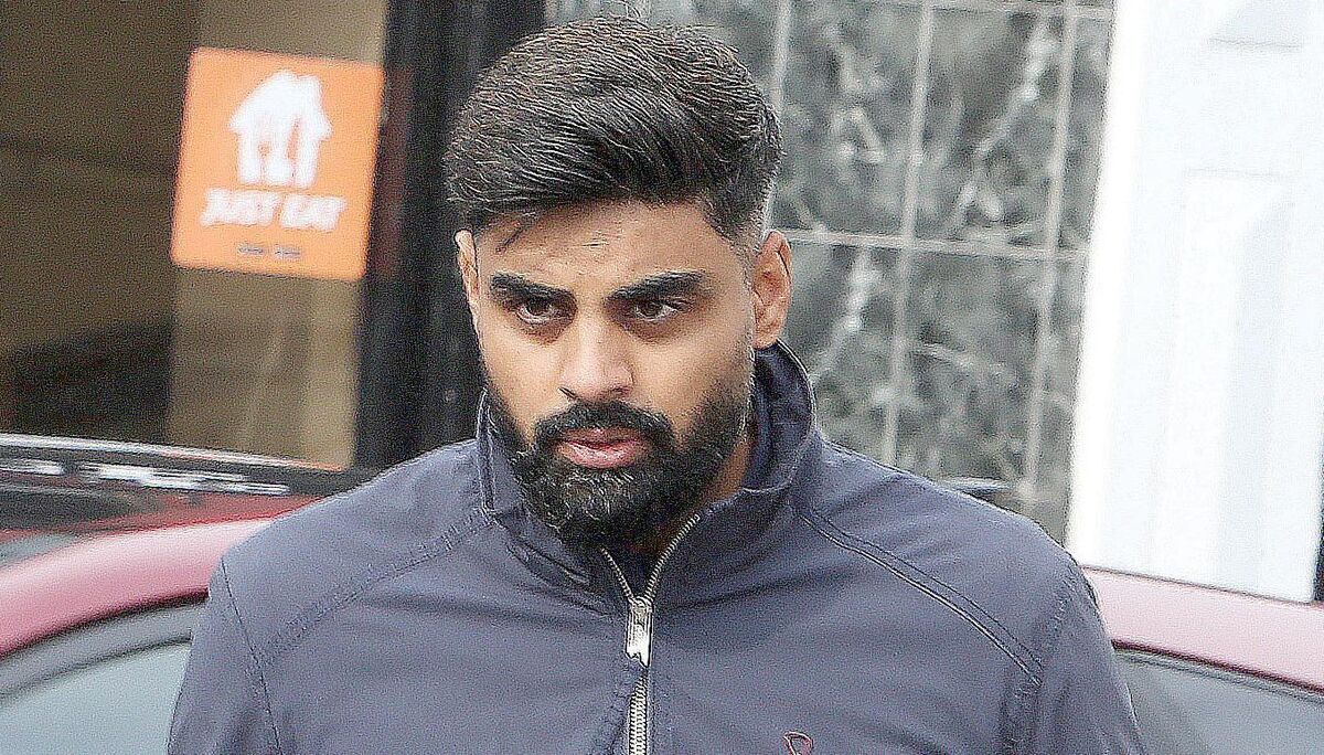 Ayaz Ul Hassan outside the coroners court in Swinford last year, where the inquest into his wife's death recorded a verdict of medical misadventure. 