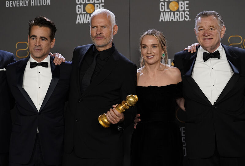 The Banshees of Inisherin stars Colin Farrell, Brendan Gleeson, Kerry Condon and Barry Keoghan were among those shortlisted. Picture: Chris Pizzello/Invision/AP