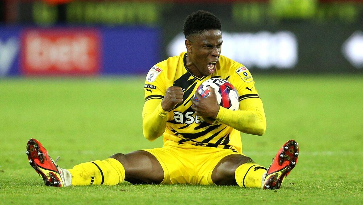 WANTED MAN: Rotherham United's Chiedozie Ogbene. Pic: Nigel French/PA Wire.