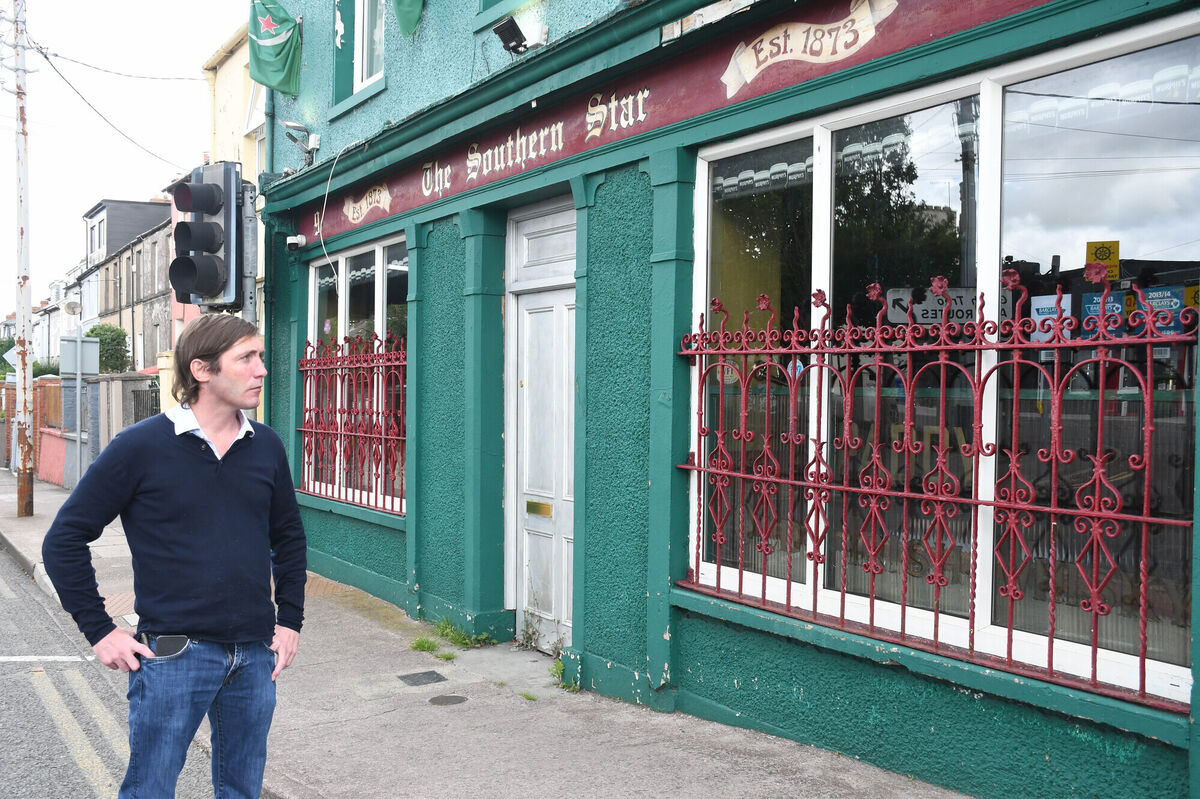 The Southern Star prior to an overhaul by owner (pictured) Ernest Horgan Picture: Howard Crowdy