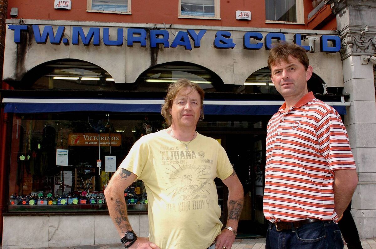 Dave O'Mahony and George O'Connell of TW Murray &amp; Co. Ltd, St Patrick's Street, Cork in 2014