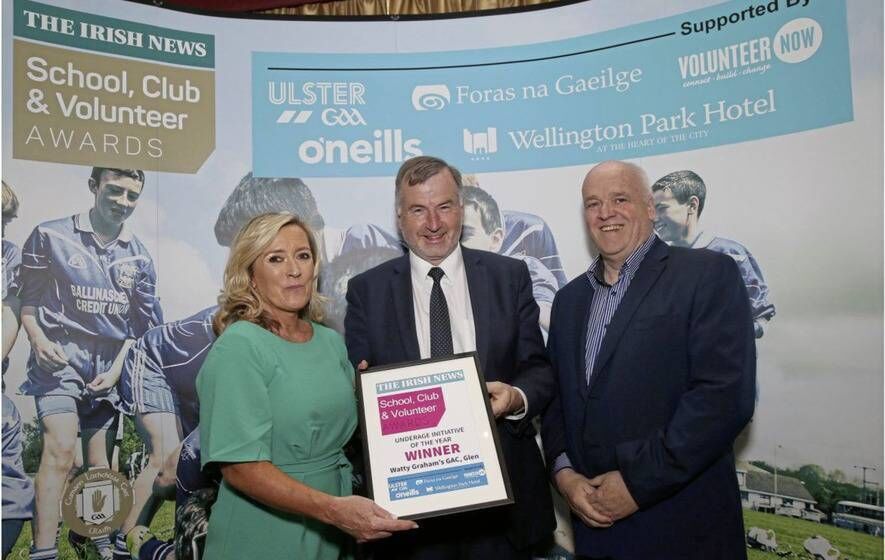 STALWART: Bronagh Mulholland presented with The Irish News volunteer award