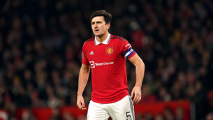 <p>HARRY'S GAME: Harry Maguire has made only seven starts for Manchester United so far this season (Martin Rickett/PA).</p>