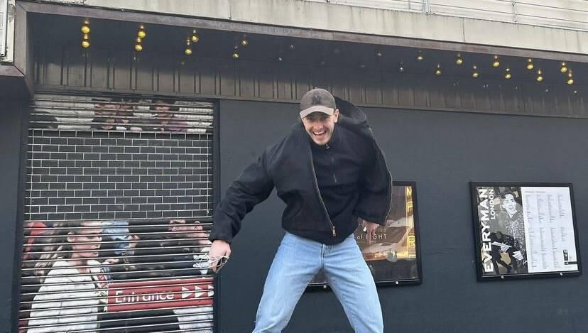 Paul Mescal pictured under a sign for his Oscar nominated Film 'Aftersun'. Picture: Nell Mescal Instagram Paul Mescal pictured under a sign for his Oscar nominated Film 'Aftersun'. Picture: Nell Mescal Instagram