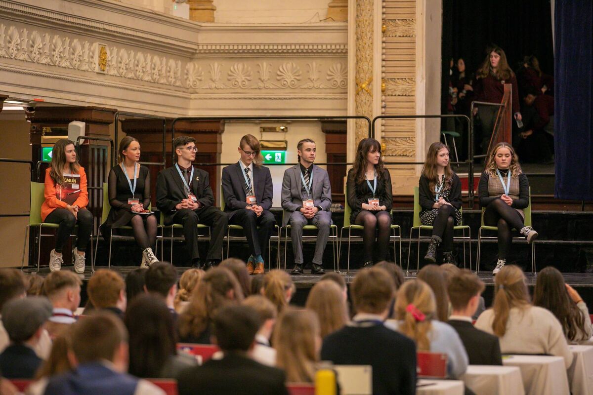 The conference will see up to 600 students discuss current political, economic and social issues facing the world. 