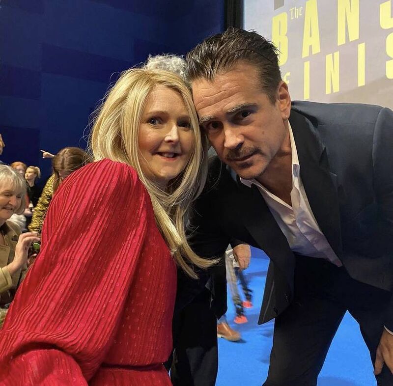 Emma Fogarty with Colin Farrell at the premiere of 'The Banshees of Inisherin' at the Lighthouse Cinema, Smithfield Dublin. Picture:@emmafogarty Instagram/ Andres Poveda Emma Fogarty with Colin Farrell at the premiere of 'The Banshees of Inisherin' at the Lighthouse Cinema, Smithfield Dublin. Picture:@emmafogarty Instagram/ Andres Poveda