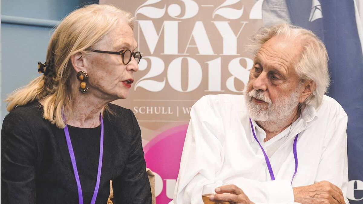 Patsy Puttnam and David Puttnam at a previous Schull Fastnet Film Festival.