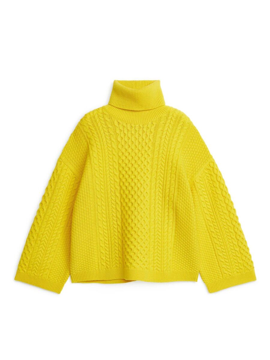 Cable-knit wool jumper, Arket, €139