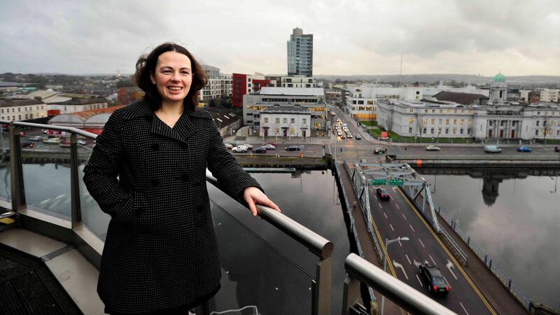 Joanne Collins during one of the Cork broadcasts of BalconyTV. Picture: Denis Scannell Joanne Collins during one of the Cork broadcasts of BalconyTV. Picture: Denis Scannell