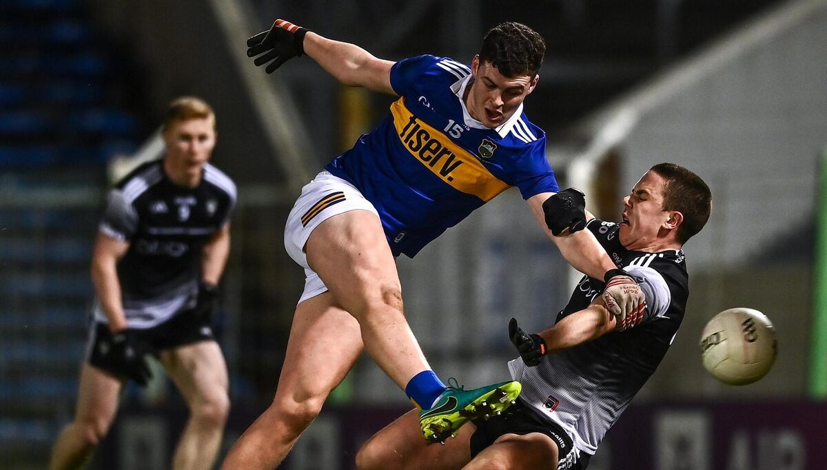 FULL-BLOODED: Sean O'Connor of Tipperary shoots to score his side's first goal against Sligo last year. Picture: David Fitzgerald/Sportsfile