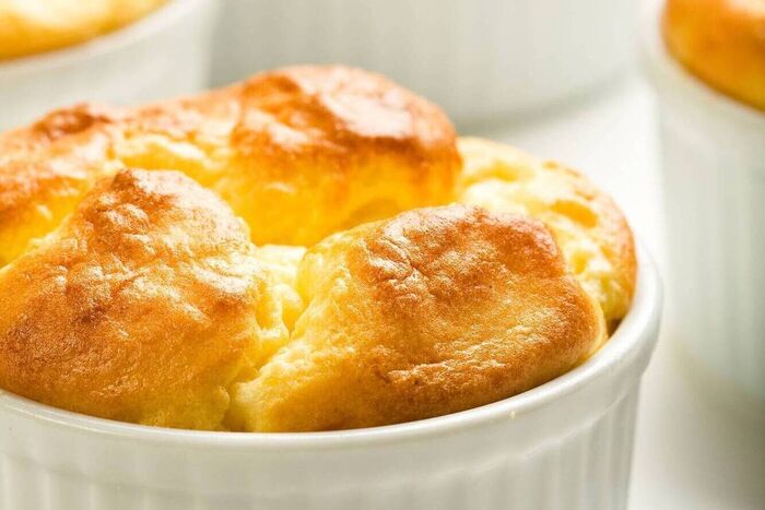 Ardsallagh or St. Tola’s goat cheese and thyme leaf soufflé