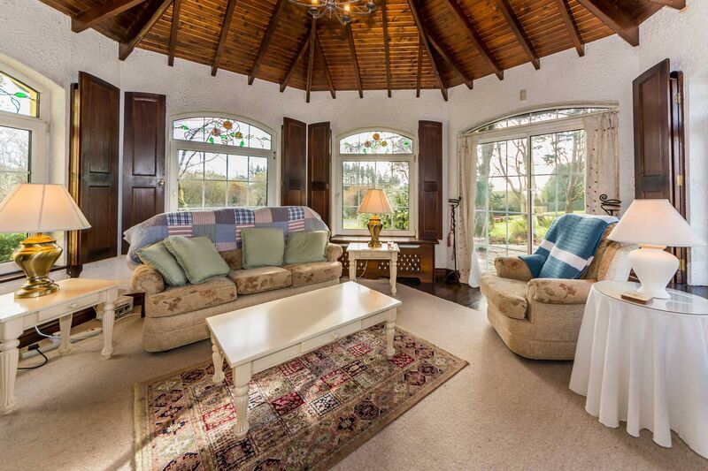 Sun room with shutters