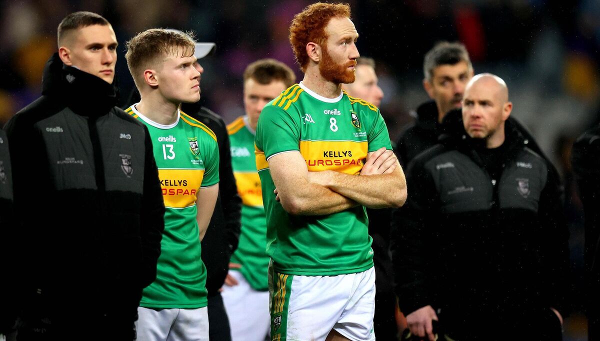Glen’s Conor Glass dejected after his side's recent final loss to Kilmacud Crokes. Picture: INPHO/Ryan Byrne