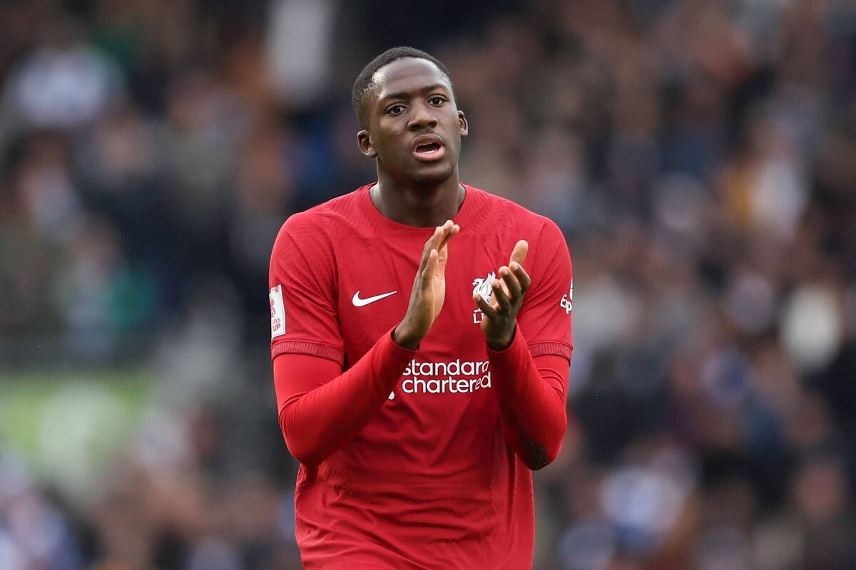 INJURED AGAIN: Liverpool's Ibrahima Konate is sidelined for three weeks with a hamstring injury (Photo by Jacques Feeney/Offside/Offside via Getty Images)