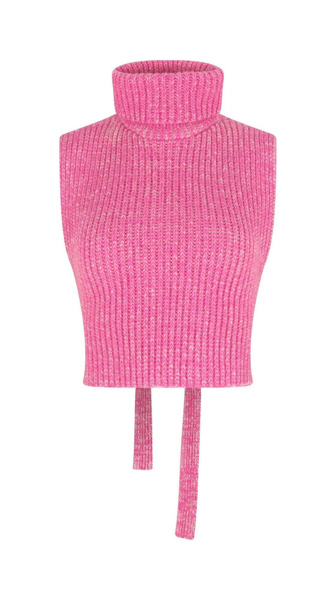 Pink Knit Vest, €99, Baum Und Pferdgarten Pink Knit Vest, €99, Baum Und Pferdgarten