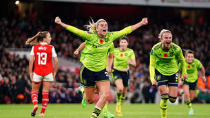 Manchester United have kept hold of England striker Alessia Russo after turning down two bids from Arsenal (Zac Goodwin/PA)