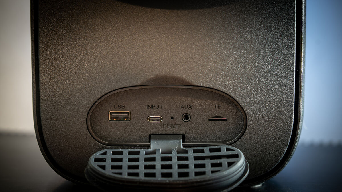 The Tronsmart Halo 100 has all the ports. Picture: Noel Campion. The Tronsmart Halo 100 has all the ports. Picture: Noel Campion.