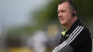 <p>HIGH HOPES: Carlow manager Niall Carew. File pic: Seb Daly/Sportsfile</p>