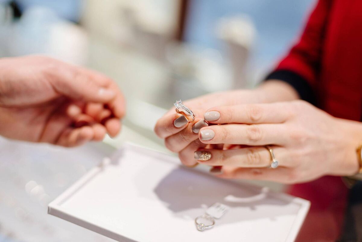 Don’t feel pressured by the age-old myth that you need to spend three months’ salary on an engagement ring