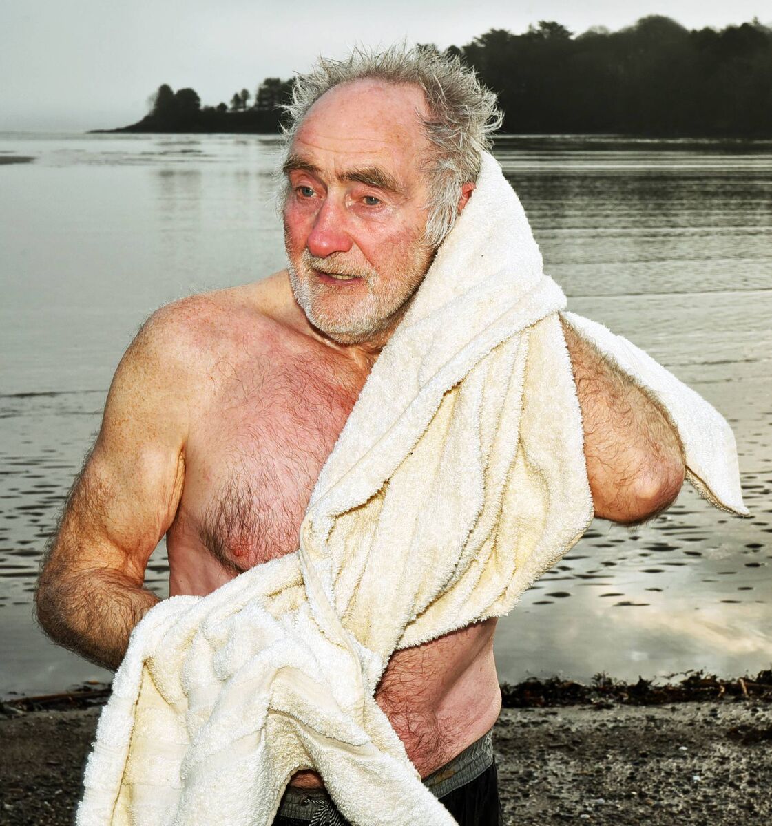 Starting and finishing on his native Arainn Mhor island off the coast of Co. Donegal, Paddy Conaghan raised more than €104,000 for charity. Photo: Siobhán Russell