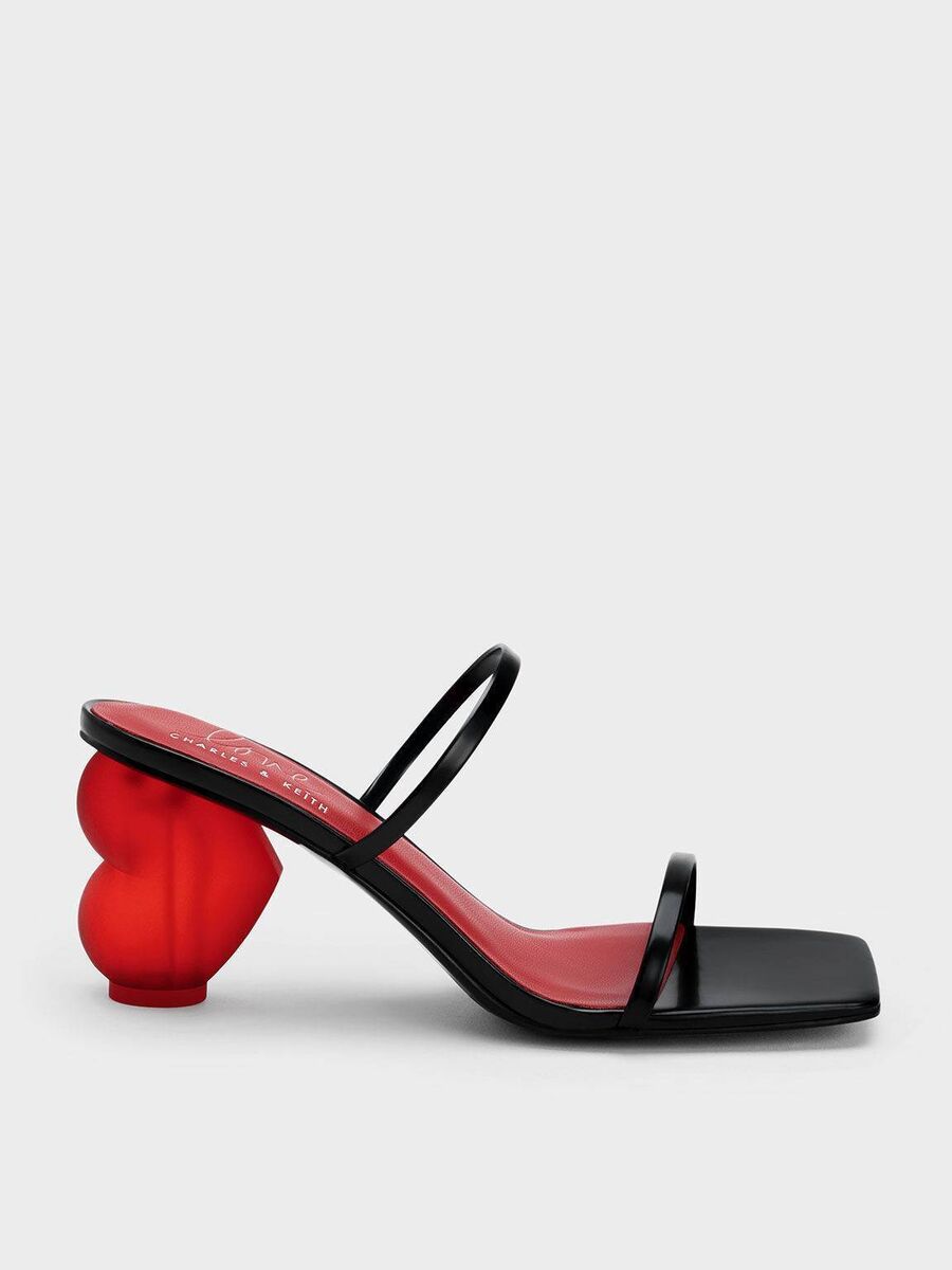 Heart heel strappy sandals, Charles & Keith, €75 Heart heel strappy sandals, Charles & Keith, €75