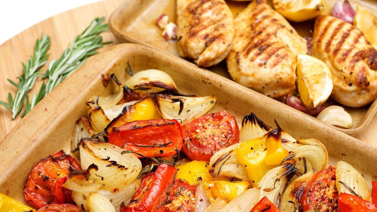 Paprika chicken with vegetables