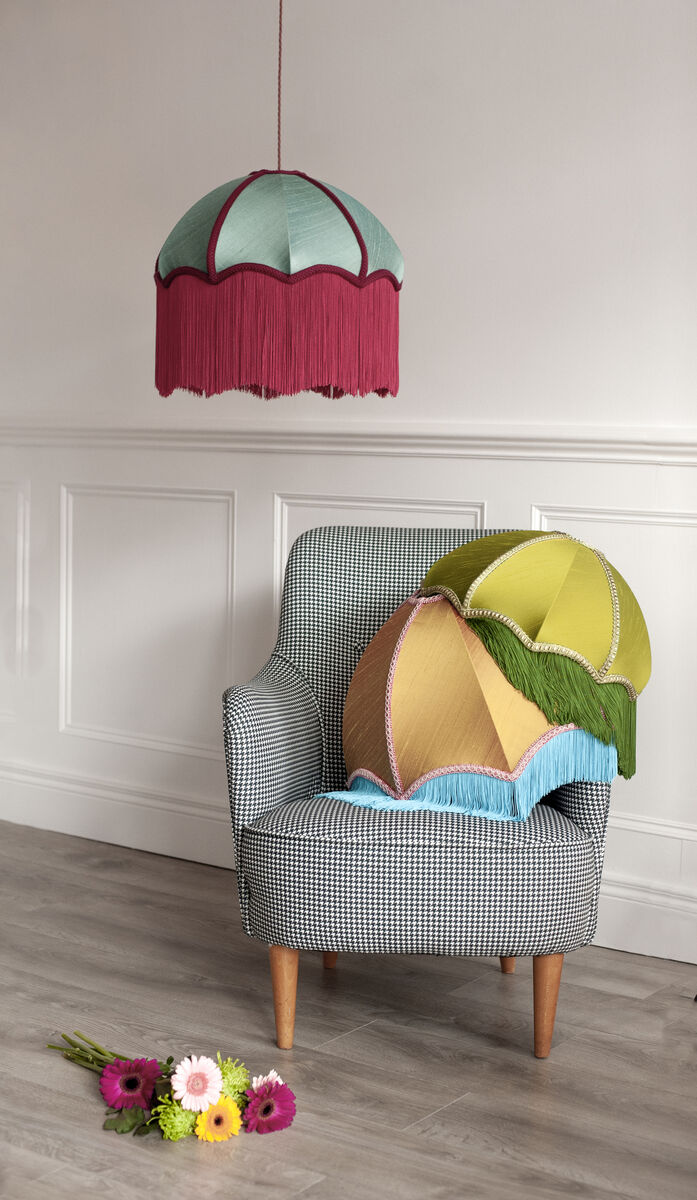 Sarah O'Dea: "We're giving our most popular shapes a whole new splash of colour. Combining traditional shapes with rich saturated palettes, these statement lighting pieces aren't going to date as they transcend trends." Prices from €148