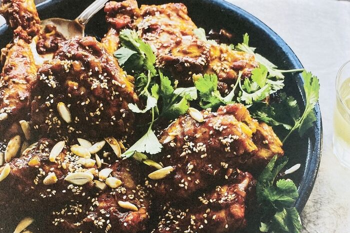 Moroccan Chicken Tagine with Tomatoes and Honey