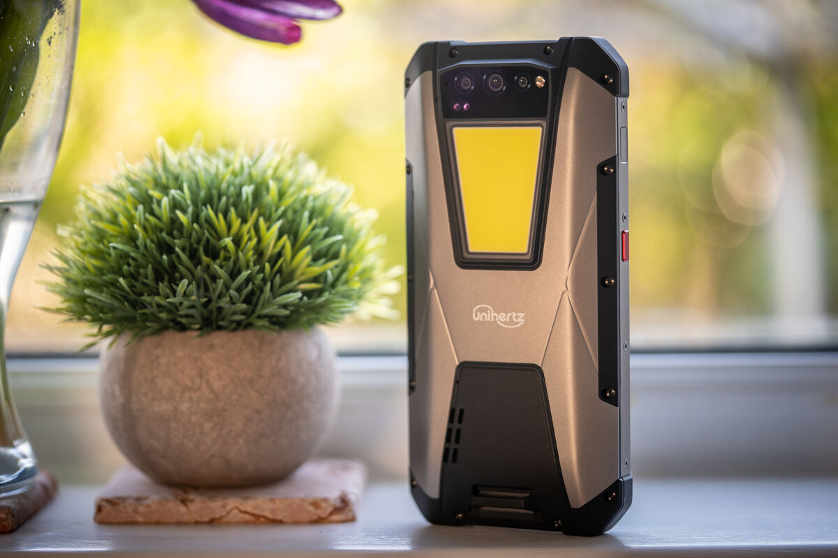 The Unihertz Tank rugged smartphone. Picture: Noel Campion.