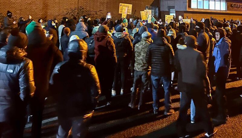 An analysis by the Institute for Strategic Dialogue shows social media has been used to spread anti-migrant messaging in tandem with a wave of protests which has grown since December. Picture: RollingNews.ie