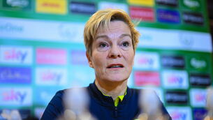 <p>NO PERFECT SEND OFF: Vera Pauw insists the FAI were helpless to avoid Ireland’s women being denied their “perfect send-off” for the World Cup at Aviva Stadium. Picture: Stephen McCarthy/Sportsfile</p>