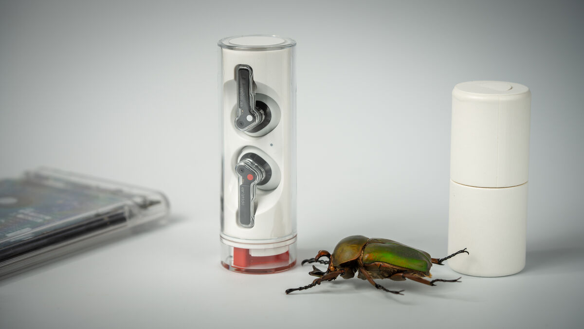 Nothing Ear (stick) earbuds. Picture: Noel Campion.