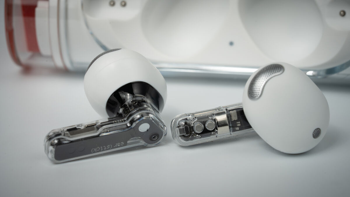 Nothing Ear (stick) earbuds. Picture: Noel Campion.