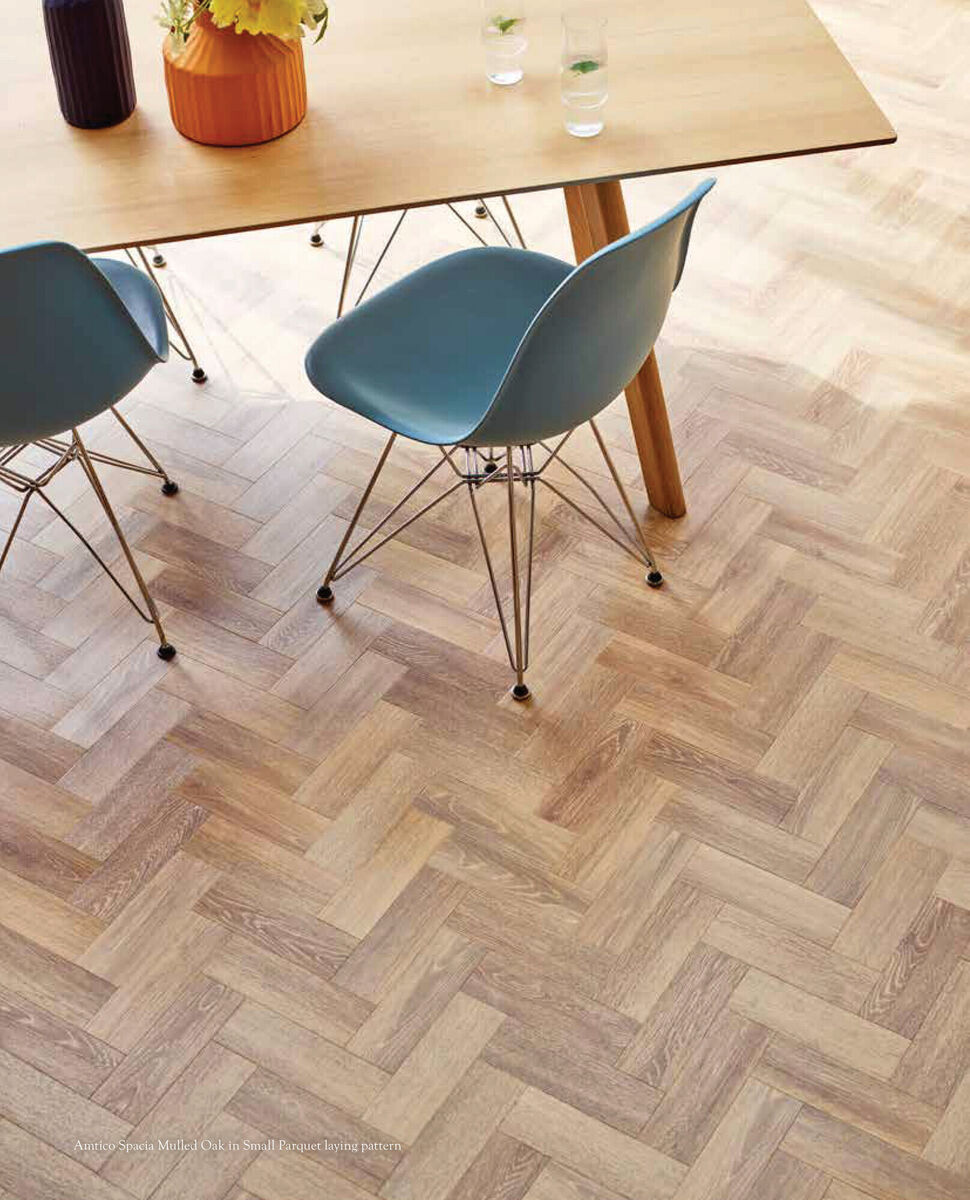 Faux-laminate or real wood, don’t hit your floor with a hot steam mop as it can introduce moisture to seams that will lift your floor. Expect to pay €25-€50 per square metre for quality laminate like Konig or Karndean (ex installation). Picture: Amtico Faux-laminate or real wood, don’t hit your floor with a hot steam mop as it can introduce moisture to seams that will lift your floor. Expect to pay €25-€50 per square metre for quality laminate like Konig or Karndean (ex installation). Picture: Amtico