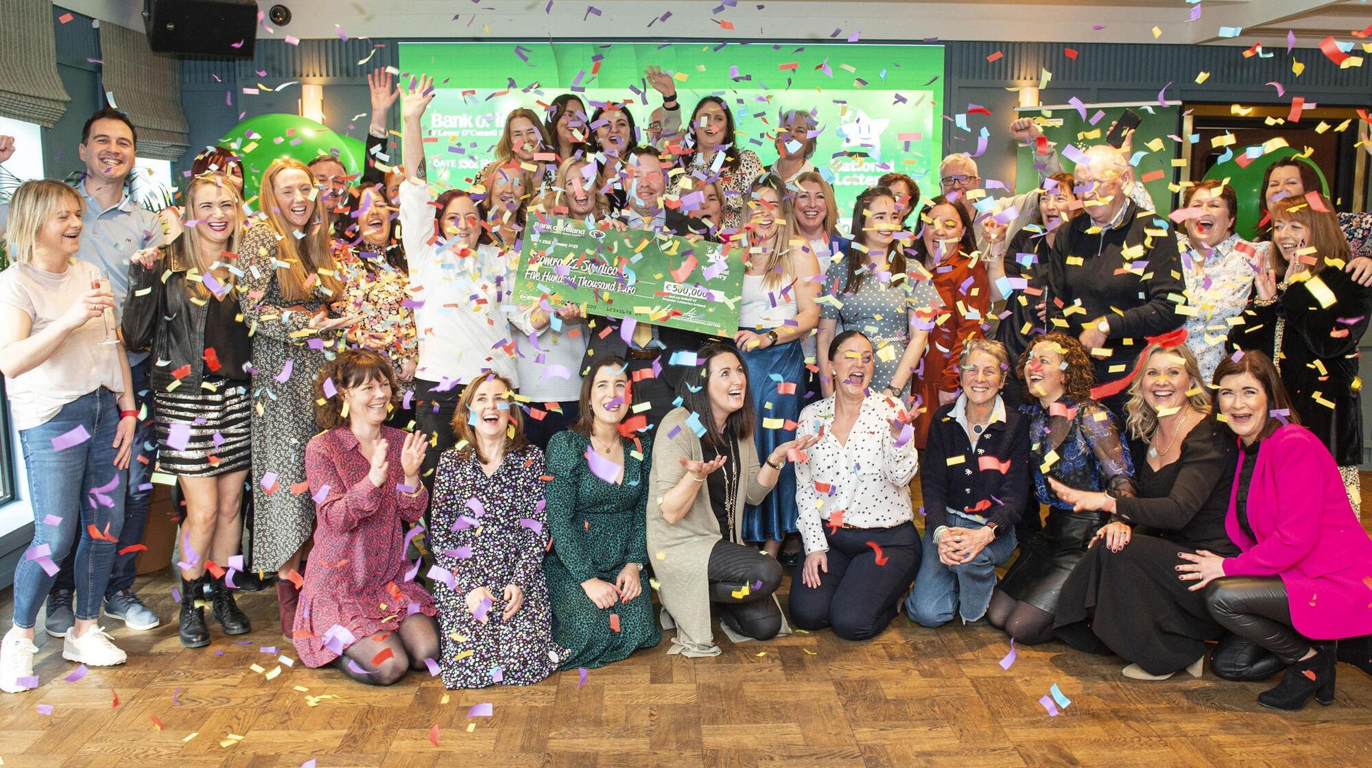 64-person syndicate of Cork teachers collect 'surreal' €500k EuroMillions prize