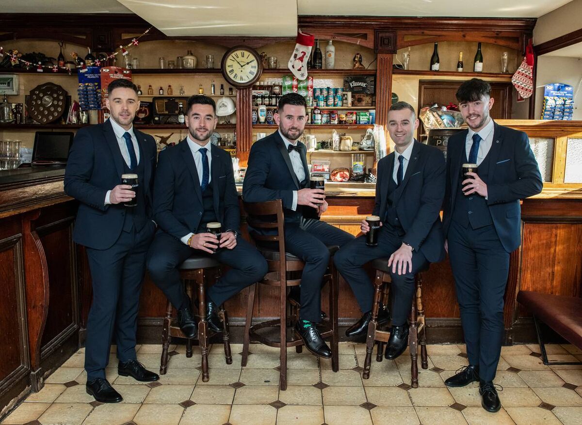 Dan Keane with Kevin Keane, Aidan Keane, Graham Gohery and Ryan McHale