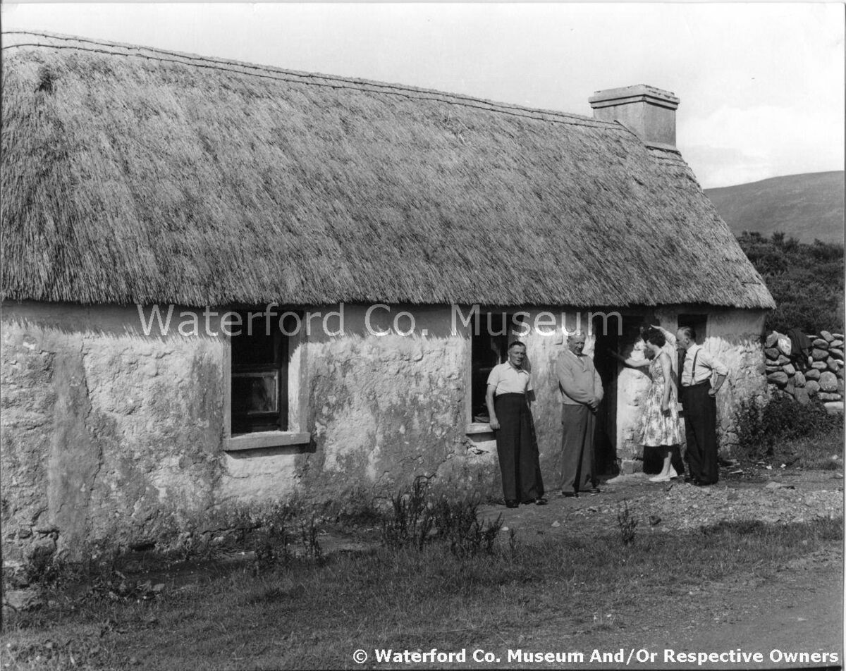 Good for its age: Kilbrien thatched cottage: Picture via Waterford County Museum Good for its age: Kilbrien thatched cottage: Picture via Waterford County Museum
