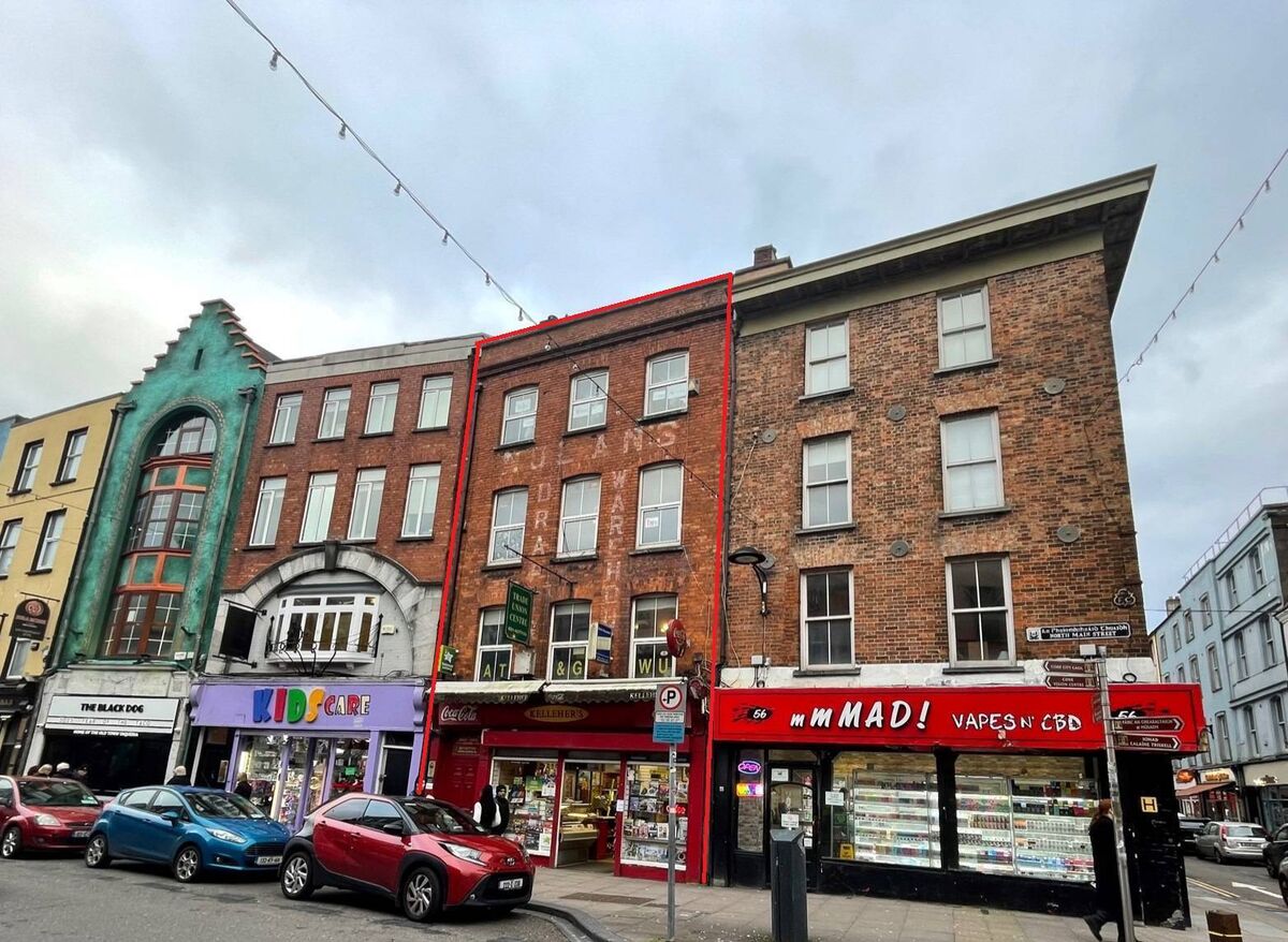 55 North Main Street (second from right) has a €450,000 AMV with overhead tenants
