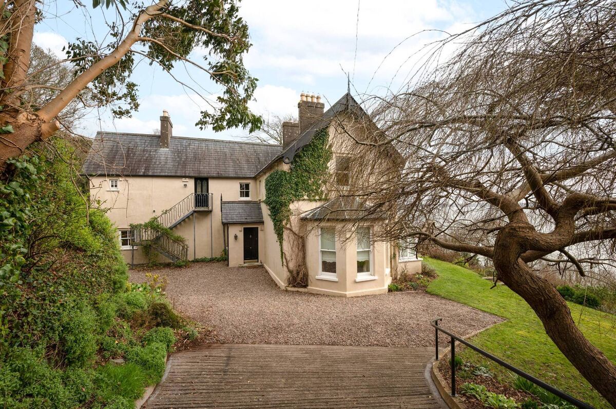 External stairs to former caretaker's quarters External stairs to former caretaker's quarters