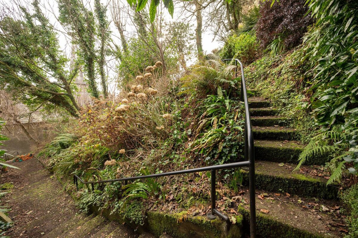 Path from garden to right of way Path from garden to right of way